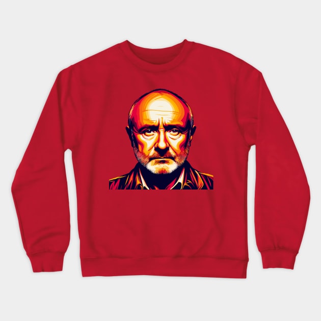 Phil Collins 4 Crewneck Sweatshirt by dolanjaran